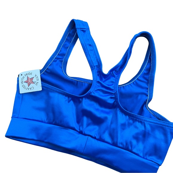 Vintage Made in USA Blue Sports Bra! - Picture 2 of 6